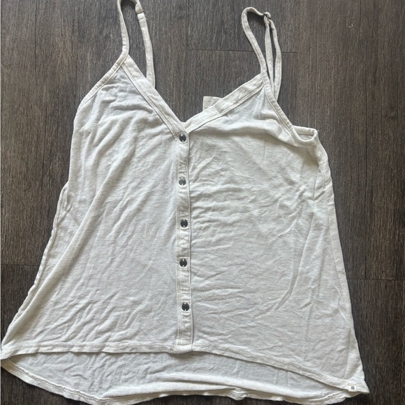 Lucky Brand Tops - Lucky Brand White Button-Front Camisole